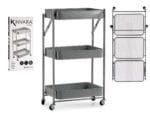 CARRO 3 ALTURAS PLEGABLE GRIS
