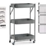 CARRO 3 ALTURAS PLEGABLE GRIS