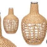 GARRAFA CRISTAL 30 CM ESPARTO