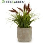 ESPIGA MARRON MACETA 12X12X30 CM