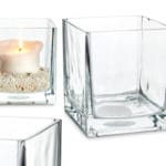 PORTAVELAS CRISTAL 15X15