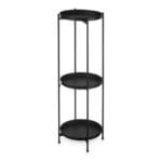 ESTANTE 3 ALTURAS NEGRO 32X46X61