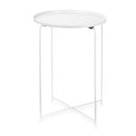 MESITA REDONDA BL. 35X35X50 CM