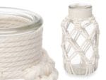 JARRON MACRAME BL. 9X9X17 CM - Imagen 2