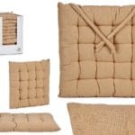 COJIN SILLA LISO BEIGE 40X40X5,5