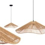 LAMPARA TECHO 55 CM VUELO CUERDA