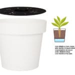 MACETA BL. RESERVA AGUA 30 CM