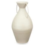 JARRON ACERO TINAJA CREMA PAST