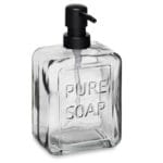 DISPENSADOR JABON NEGRO 570 ML