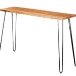 MESA MADERA LIVE EDGE 120X35X77