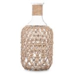 BOTELLA CUERDA NATURAL 18X38 CM