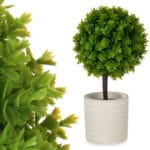 MACETA CEMENTO ARBOL ESTRIADO