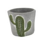 MACETERO CACTUS 2 RAMAS 9X9 CM
