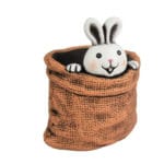 MACETERO CONEJO SACO 17X13