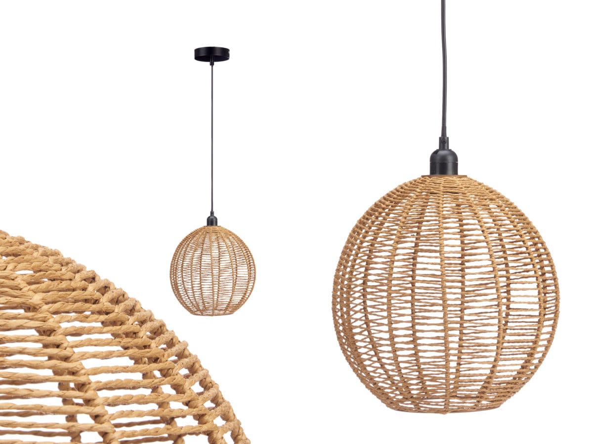 79661_AR LAMPARA TECHO ESFERA CUERDA - Imagen 2