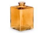 FRASCO CRISTAL CUADRADO AMBAR