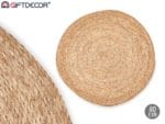 ALFOMBRA REDONDA ESPARTO 80 CM - Imagen 3