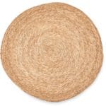 ALFOMBRA REDONDA ESPARTO 80 CM