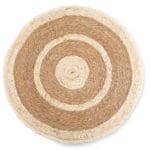 ALFOMBRA REDONDA BORDE HILO 80 C