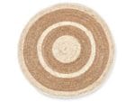 ALFOMBRA REDONDA BORDE HILO 100