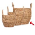 CESTO ABOMBADO ASA 30X32 CM