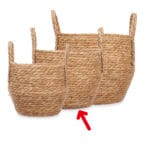 CESTO ABOMBADO ASA 25X20 CM