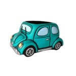 MACETERO BEETLE AZUL 14X10 CM