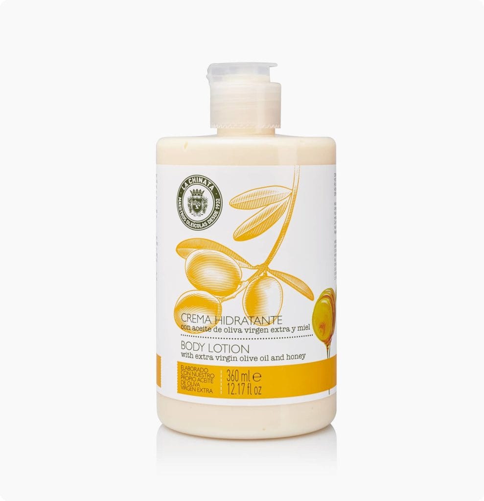 crema hidratante con aceite de oliva virgen extra y miel la chinata