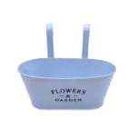 MACETERO BARANDILLA AZUL 27X15