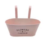 MACETERO BARANDILLA ROSA 27X15