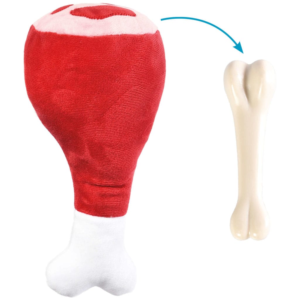 jpr1303 juguete jamon hueso premier dog 20 cm detalle 14119