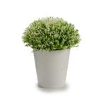 MACETA BL. FLOR BLANCA 14X14X16