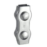 ABRAZADERA DOBLE GALVANIZADA 8