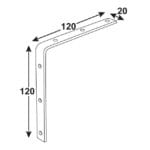 ESC. DE SILLA CINCADO 120X120X20 - Imagen 2