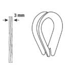 GUARDACABOS GALVANIZADO 3 MM - Imagen 3