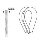 GUARDACABOS GALVANIZADO 5 MM - Imagen 3