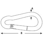 MOSQUETÓN BOMBERO CINCADO 50X5 M - Imagen 3