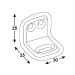 ESC.REGUL.AMARILLO CINC.30X25X25 - Imagen 2