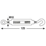 TENSOR DE CABLE M 10X125 MM - Imagen 4