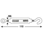 TENSOR DE CABLE M 6X110 MM - Imagen 3