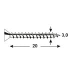TORNILLOS UNIVER. GALV. 3X20 - Imagen 4