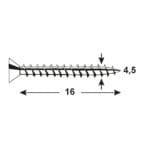 TORNILLOS UNIVER. GALV. 4,5X16 - Imagen 4