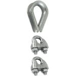 ABRAZADERA GALVANIZADO 8 MM