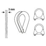 ABRAZADERA GALVANIZADO 3 MM - Imagen 3