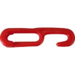ESLABON GANCHO PLASTICO ROJA 6