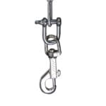 MOSQUETON LLAVERO NIQUELADO 78 - Imagen 2