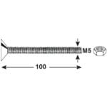 TUERCAS CAB.PLANA CINCADA 5X100 - Imagen 4