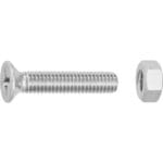 TUERCAS CAB.PLANA CINCADA 6X30