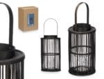 FAROL BAMBU NEGRO 20X20X52 CM - Imagen 3