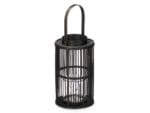 FAROL BAMBU NEGRO 20X20X52 CM